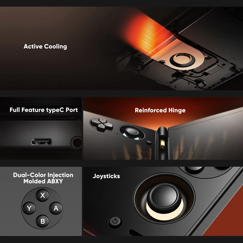 AYN Thor handheld with Hall sticks and AMOLED display