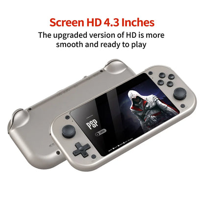 Retro Big 4.3 Inch IPS Display Portable Pocket Handheld Console with Linux System and 20,000+ Built in Games