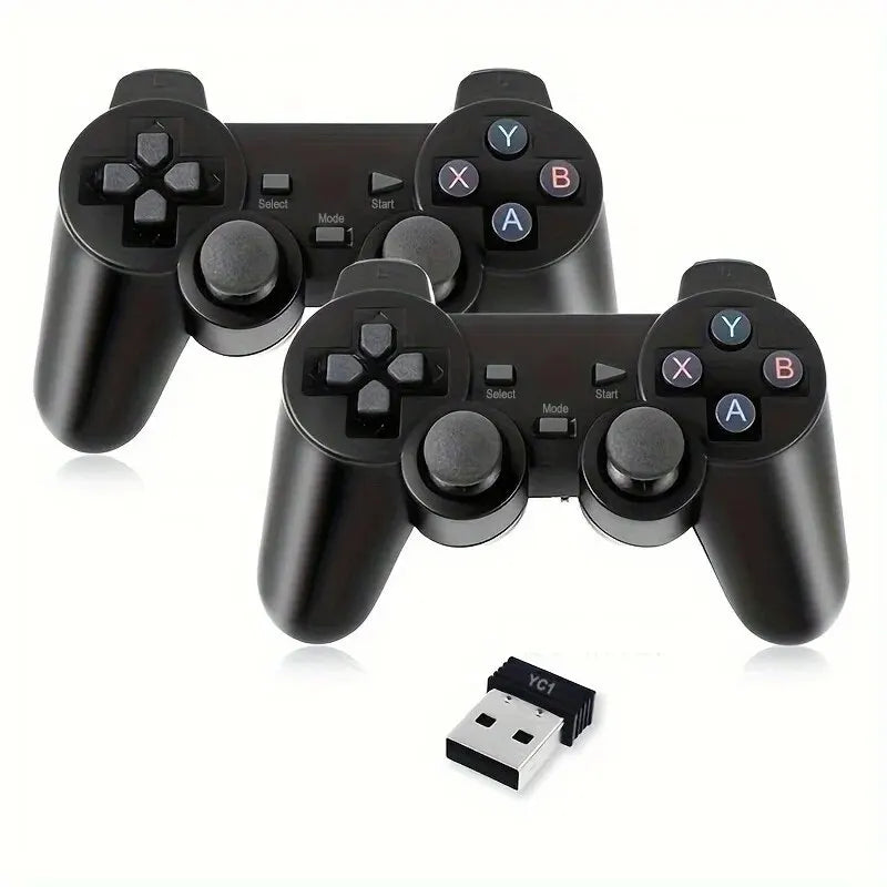 2.4G Bluetooth Wireless Gamepad Pair with USB Receiver for PC, Android TV, Android Box & Game Sticks