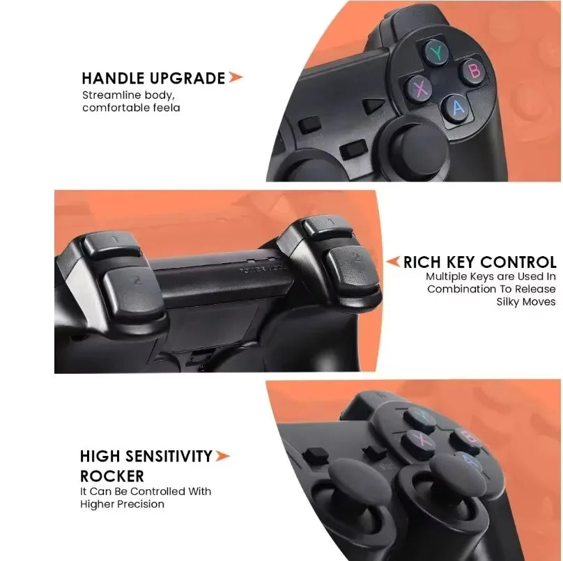 X2 Plus 4K Retro Gamestick with 2 Wireless Controllers & 40,000+ Games