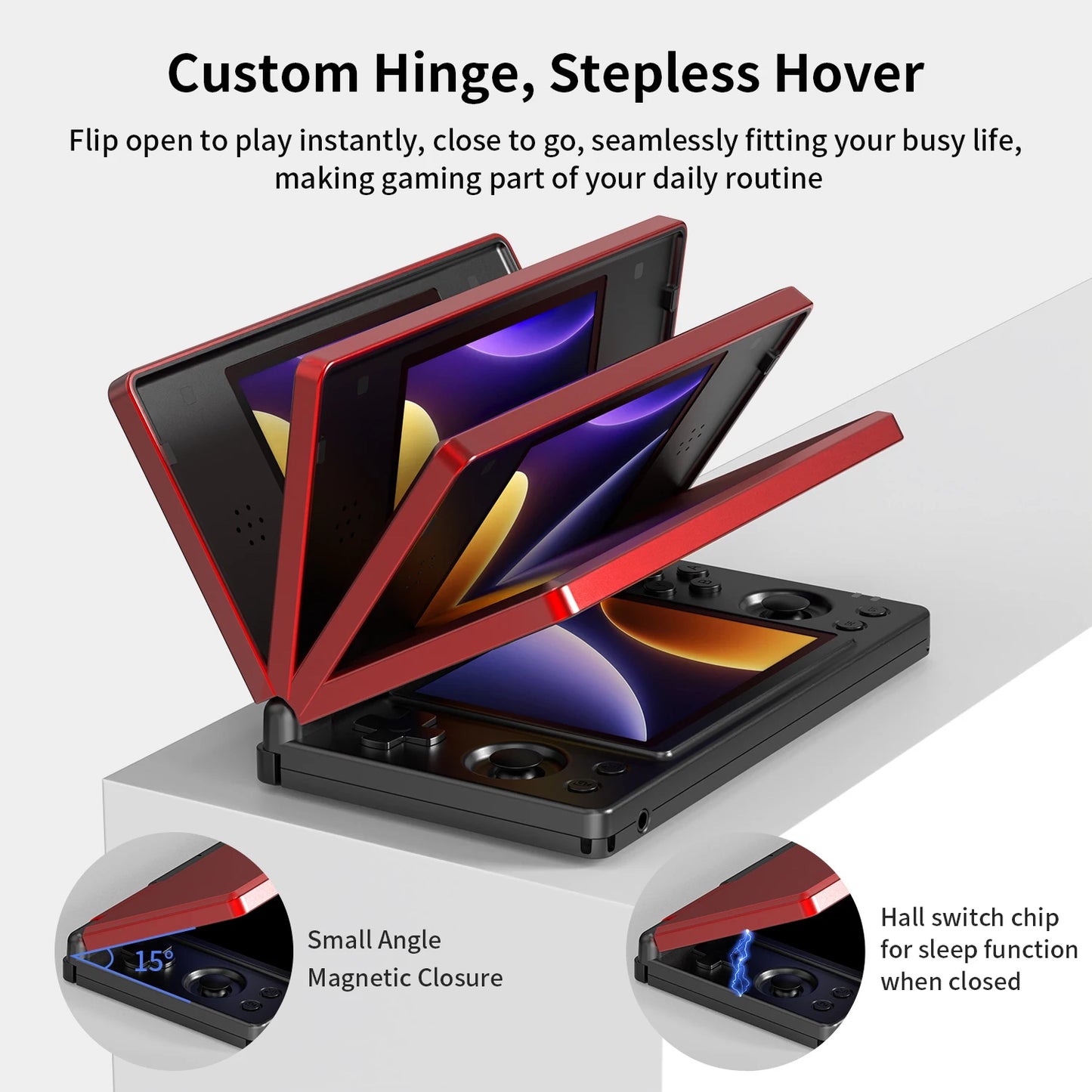 Anbernic RG DS foldable retro gaming console