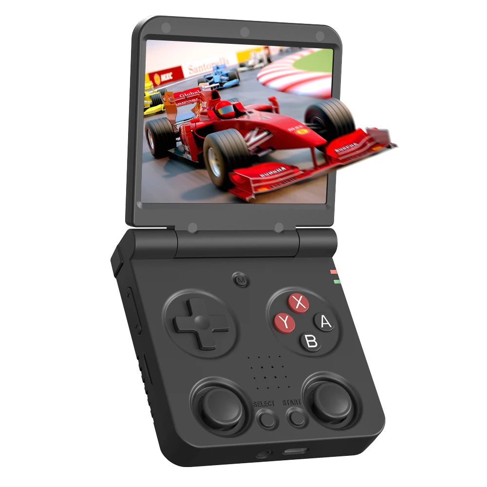Miyoo Flip V2 Retro Handheld Console with 3.5” IPS Screen & Clamshell Design