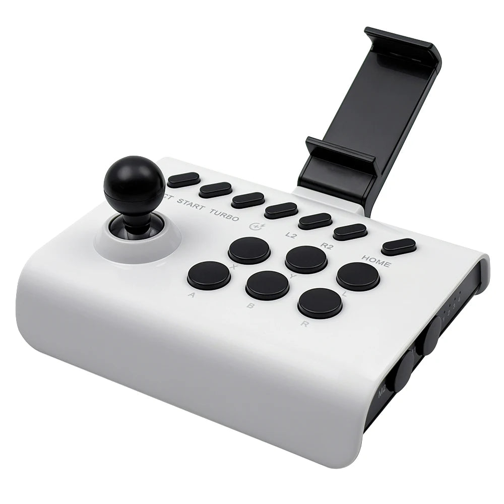 Black White Wireless Arcade Fighting Stick Controller in Pakistan
