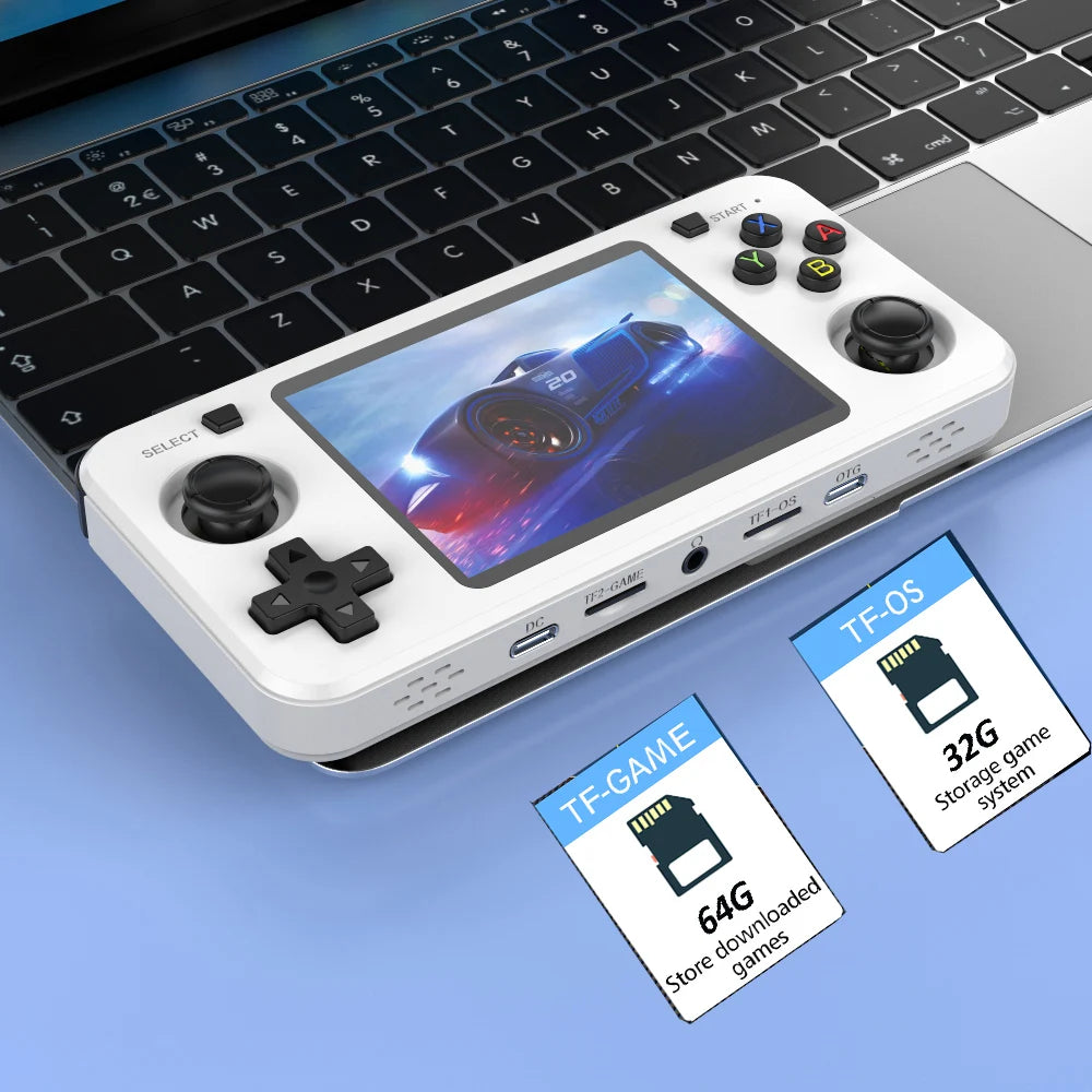 New R36H Retro Handheld Console with 3.5Inch IPS Screen, 10000+ Games