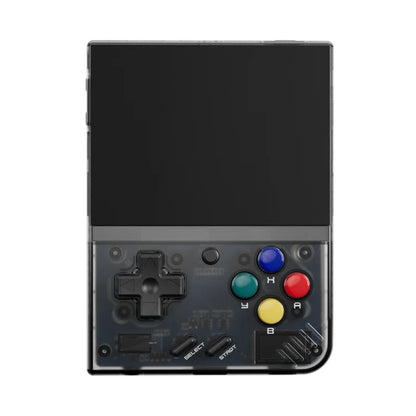 Black Miyoo Mini Plus pocket retro gaming console