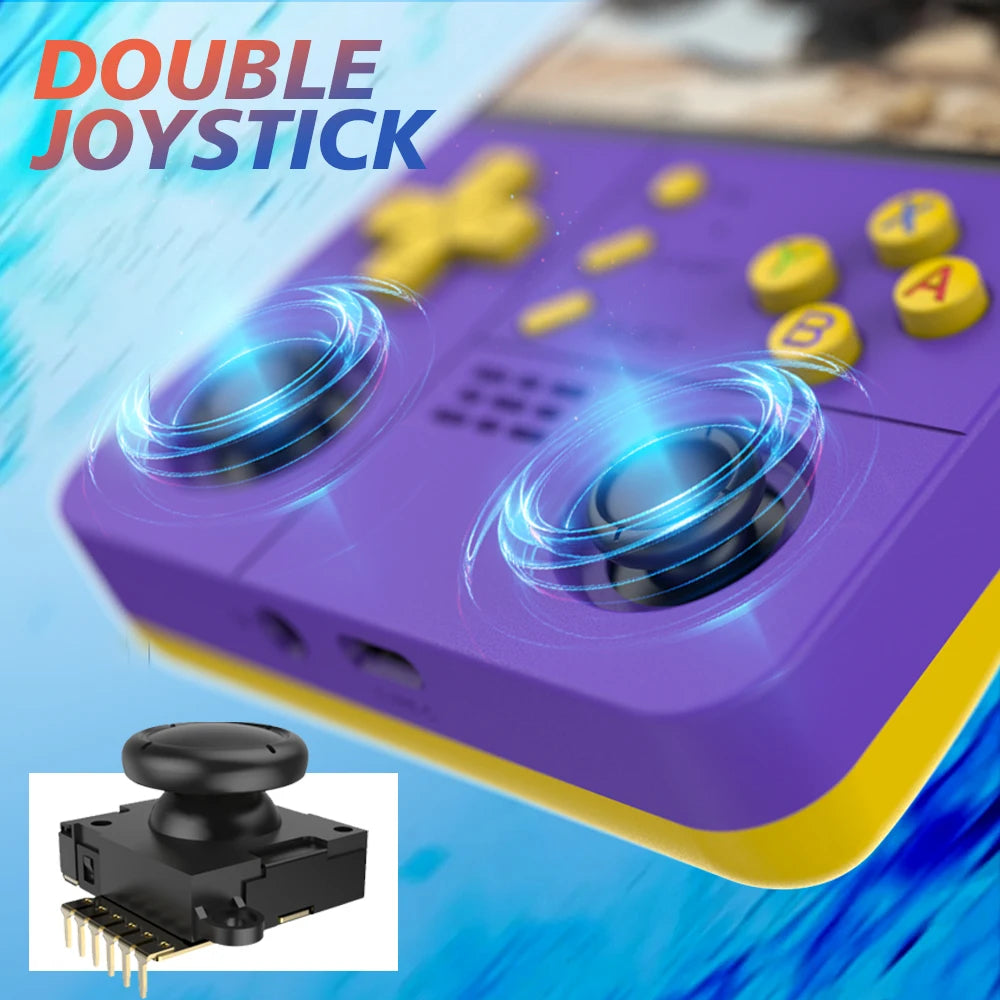Retro R40XX PRO MAX Handheld with 4.2 Inch Eye Protection HD IPS Screen, 18400+ Games, Built-in Wi-Fi, 4500 mAh Battery
