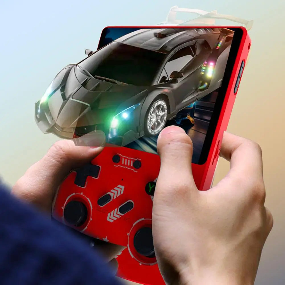 Retro R40XX Handheld with 4.2 Inch Eye Protection HD IPS Screen, 18400+ Games, Built-in Wi-Fi