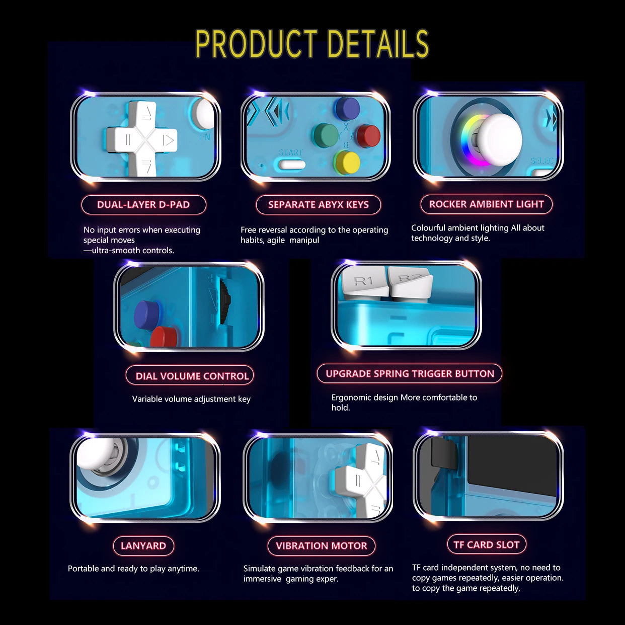 New R36 MAX2 XF45V Retro Handheld with 4.5 Inch Eye Protection HD IPS Screen, 18500+ Games, Built-in Wi-Fi & Vibration with Protection Case