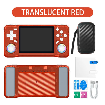 Retro Super Handheld with 3.5 Inch Eye Protection HD IPS Screen, 18500+ Games, Built-in Wi-Fi & Vibration with Protection Case