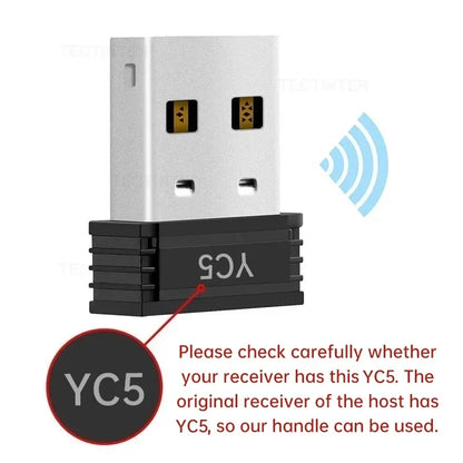 Premium 2.4G Bluetooth Wireless Gamepad Pair with USB Receiver for PC, Android TV, Android Box & Game Sticks
