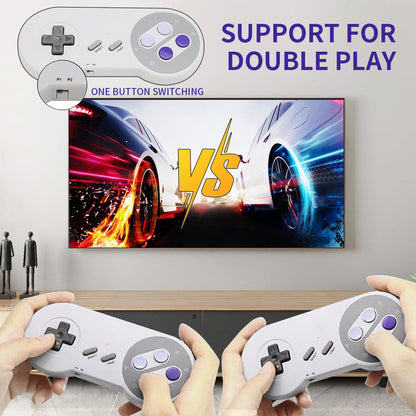 SF900 retro game stick with wireless controllers