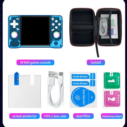 Retro Super MAX Handheld with 4 Inch Eye Protection HD IPS Screen, 18500+ Games, Built-in Wi-Fi & Vibration with Protection Case
