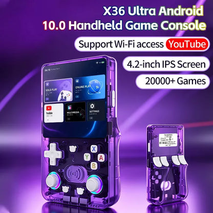 X36 Ultra 4.2” WiFi Retro Handheld with Facebook, YouTube & TikTok