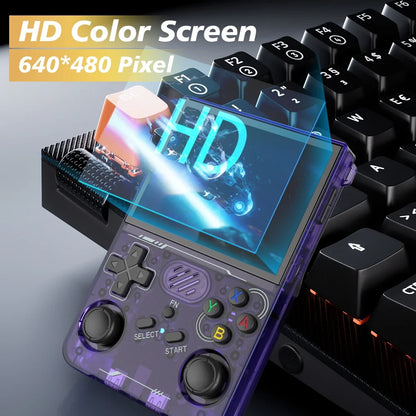 R36XX Retro Pocket Handheld with built-in WiFi and 3.5" Eye Protection HD IPS Screen, 15,600+ Games