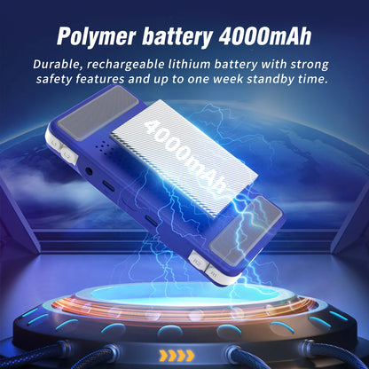 Retro Super Handheld with 3.5 Inch Eye Protection HD IPS Screen, 18500+ Games, Built-in Wi-Fi & Vibration with Protection Case