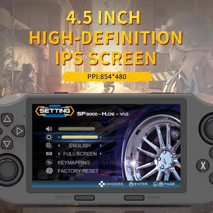 SF3000 HD Retro Handheld Console with 4.5” IPS Screen, 20,000+ Games & TV Output
