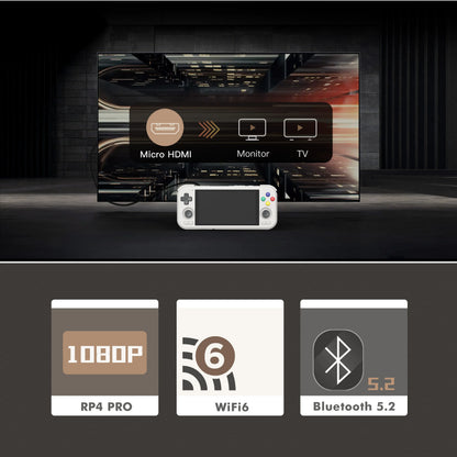 Retroid Pocket 4 Pro Android Handheld Console with Dimensity 1100, 8GB RAM & 128GB Storage and Touchscreen