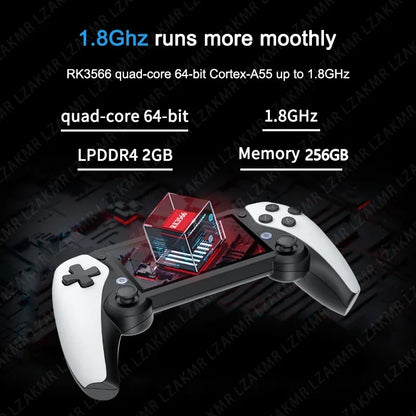 Premium Retro Handheld with 4.3 HD Screen, 20000+ Games, RK3566 Powerful Chipset