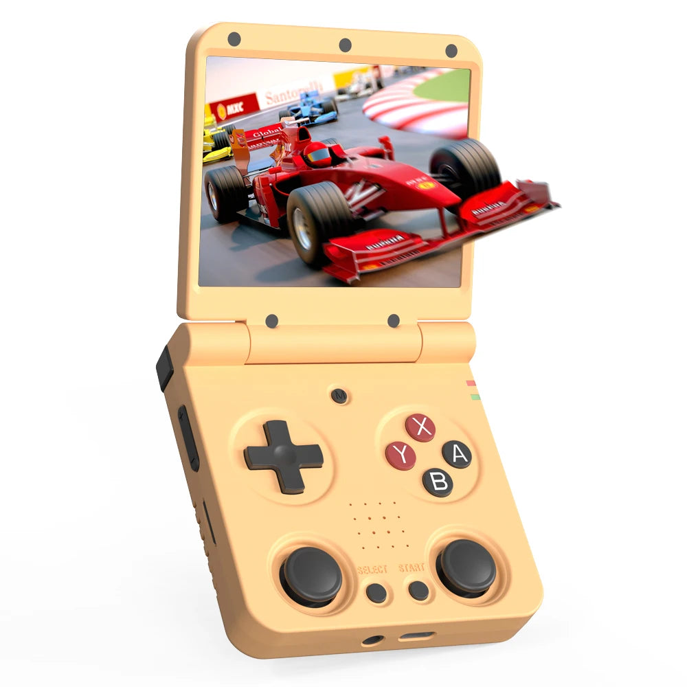 Miyoo Flip V2 Retro Handheld Console with 3.5” IPS Screen & Clamshell Design