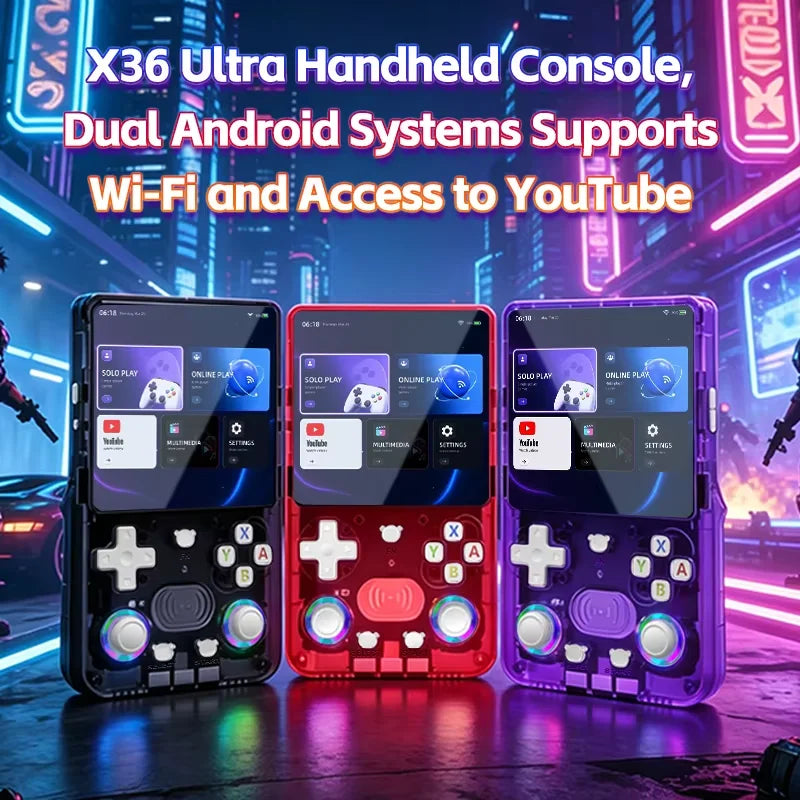 X36 Ultra 4.2” WiFi Retro Handheld with Facebook, YouTube & TikTok