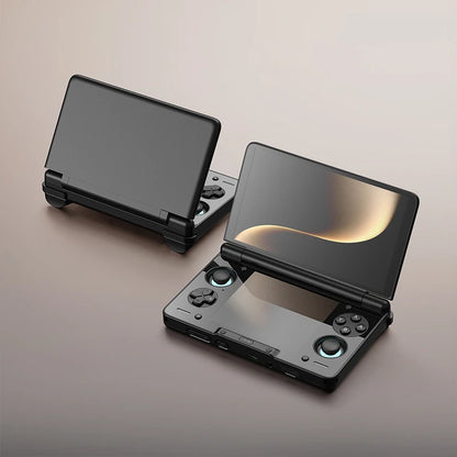 Black AYN Thor dual screen Android handheld