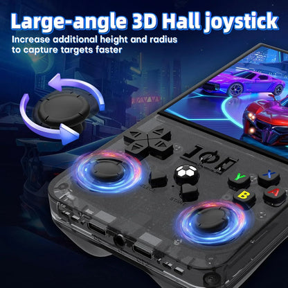 Retro MAX Handheld Console with 4.0 Inch Eye Protection HD IPS Screen, 18000+ Games and Protection Case