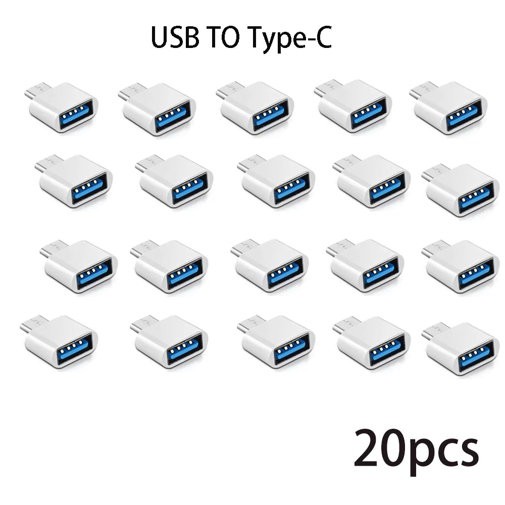 Mini Type C to USB Adapter 3.0 USB-C  Male OTG A Female Data Connector