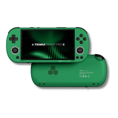 Green Trimui Smart Pro S retro handheld console in Pakistan