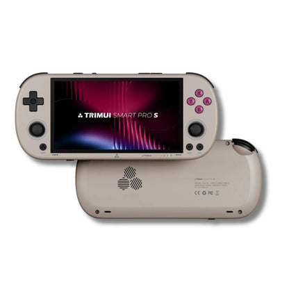 Grey Trimui Smart Pro S retro handheld console in Pakistan