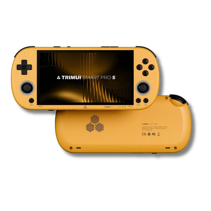 Yellow Trimui Smart Pro S retro handheld console in Pakistan