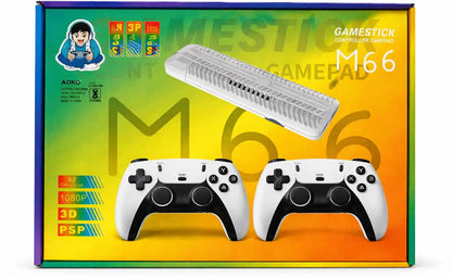 M66 game stick with wired controllers