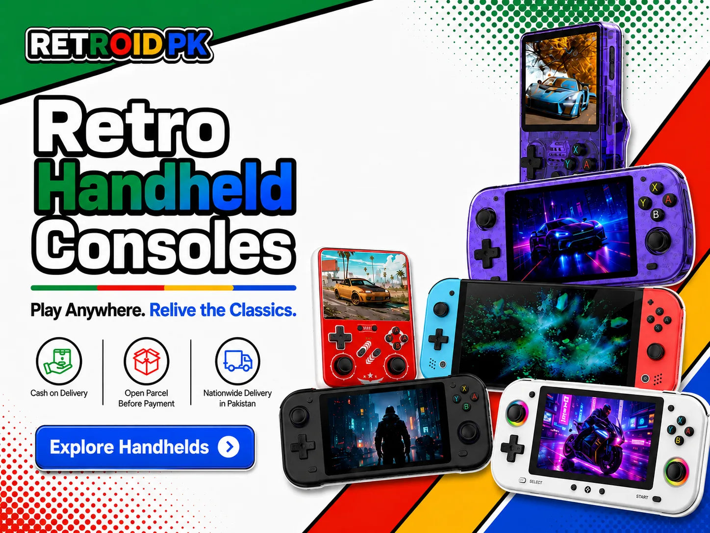 Retro handheld consoles in Pakistan