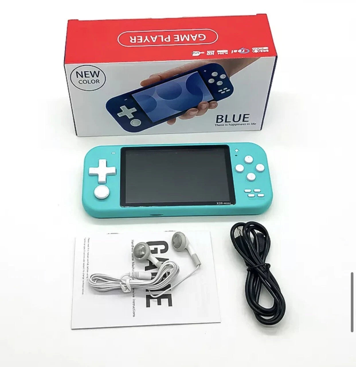X20 Mini portable gaming console with classic games